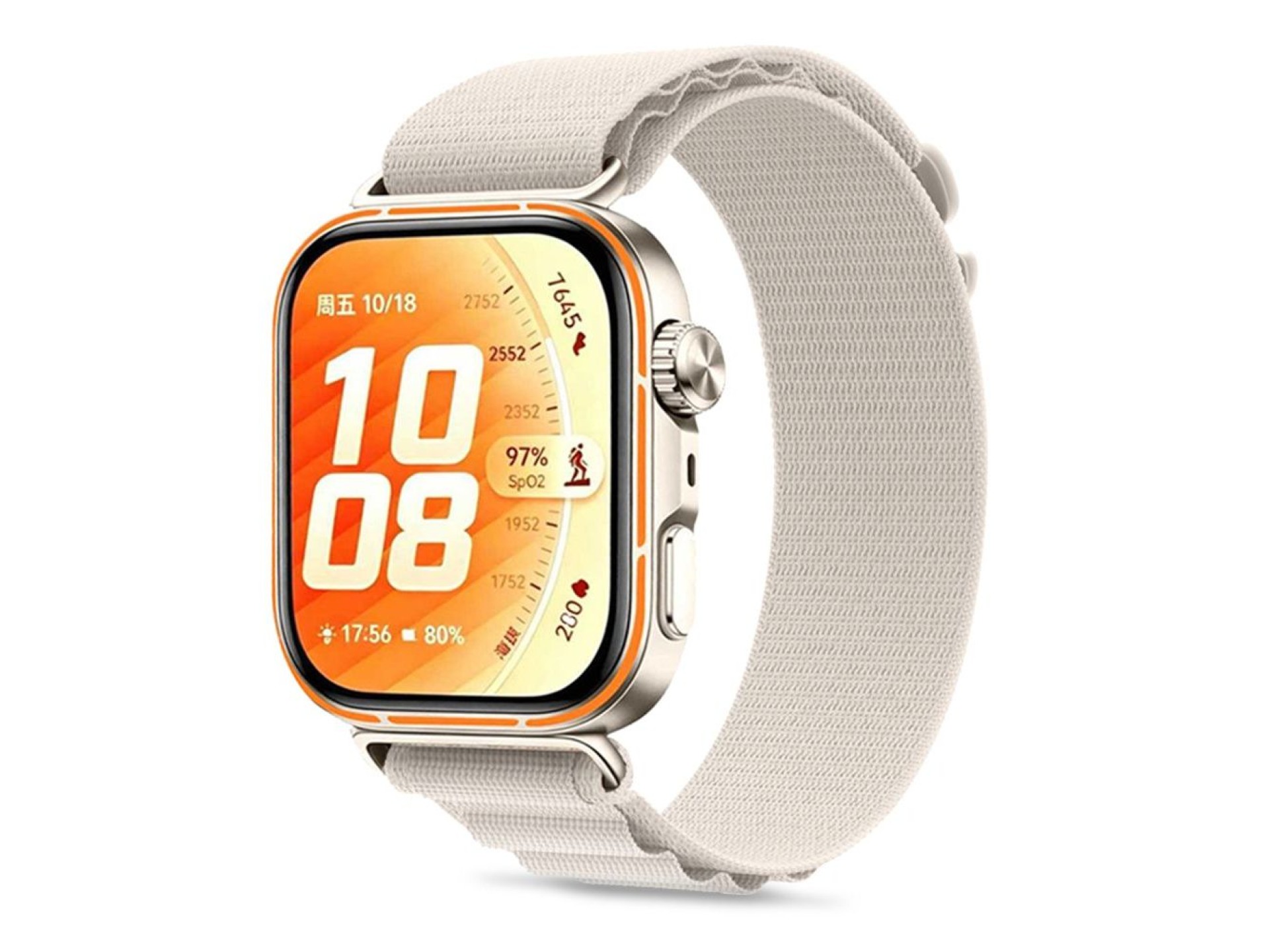 Pulseira Tech-Protect Nylon Pro para Huawei Watch Fit 3 / 4 / 4 Pro / 5 / 5 Pro - Bege
