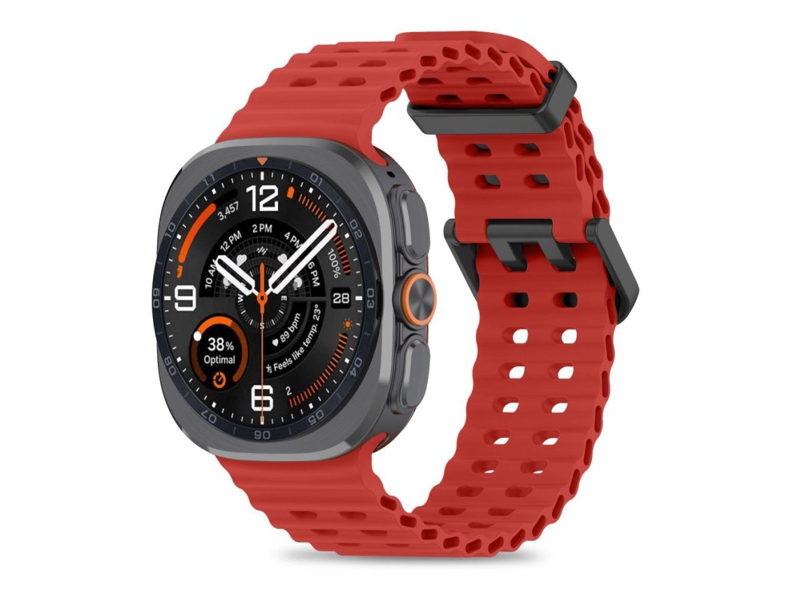 Pulseira Tech-Protect Iconband Pro para Samsung Galaxy Watch Ultra 47mm - Vermelha