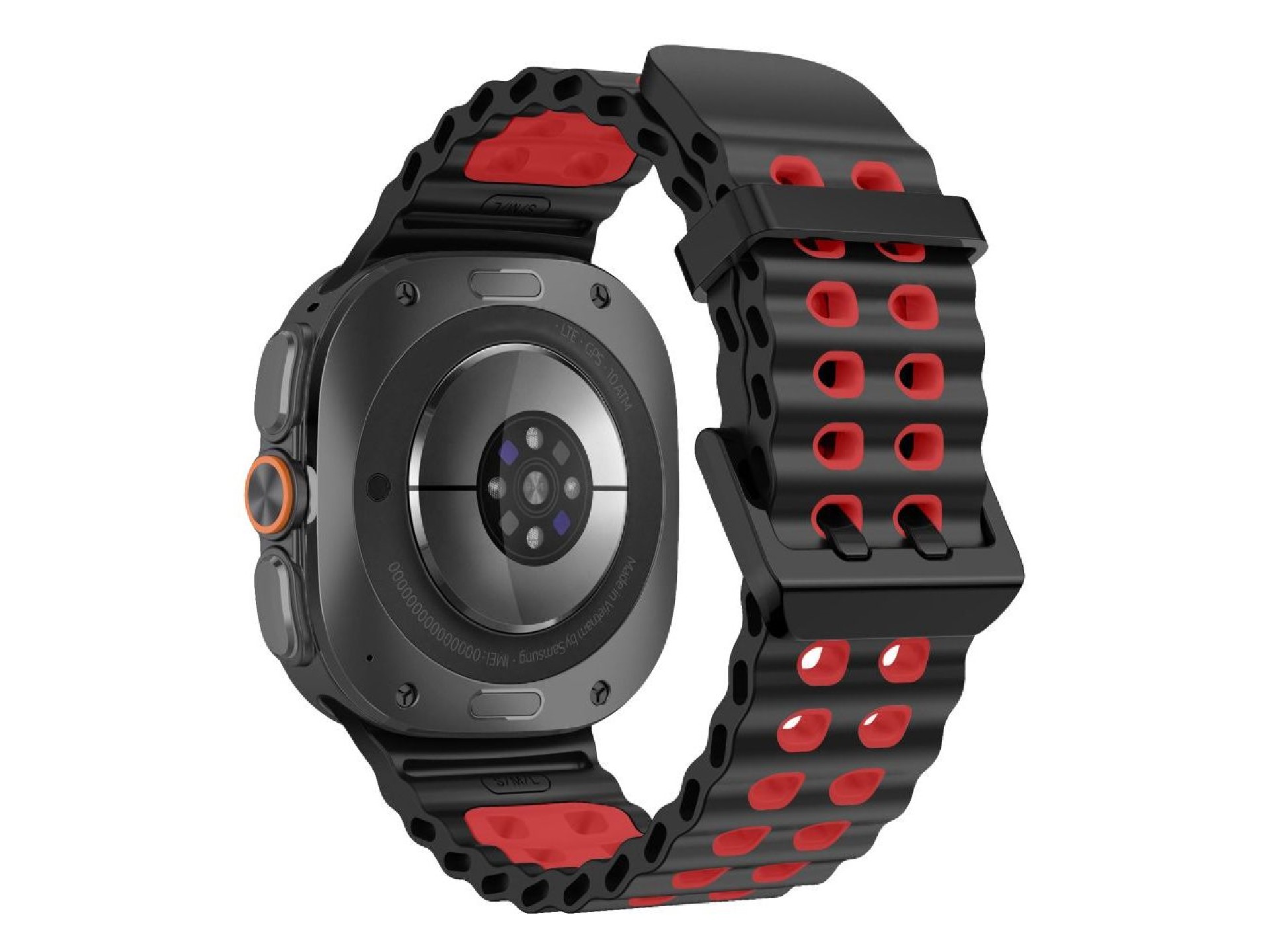 Tech-Protect Iconband Pro for Samsung Galaxy Watch Ultra 47mm - Black and Red