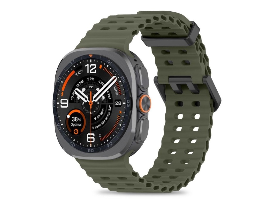 Funda Tech-Protect Iconband Pro para Samsung Galaxy Watch Ultra de 47 mm - Verde oscuro