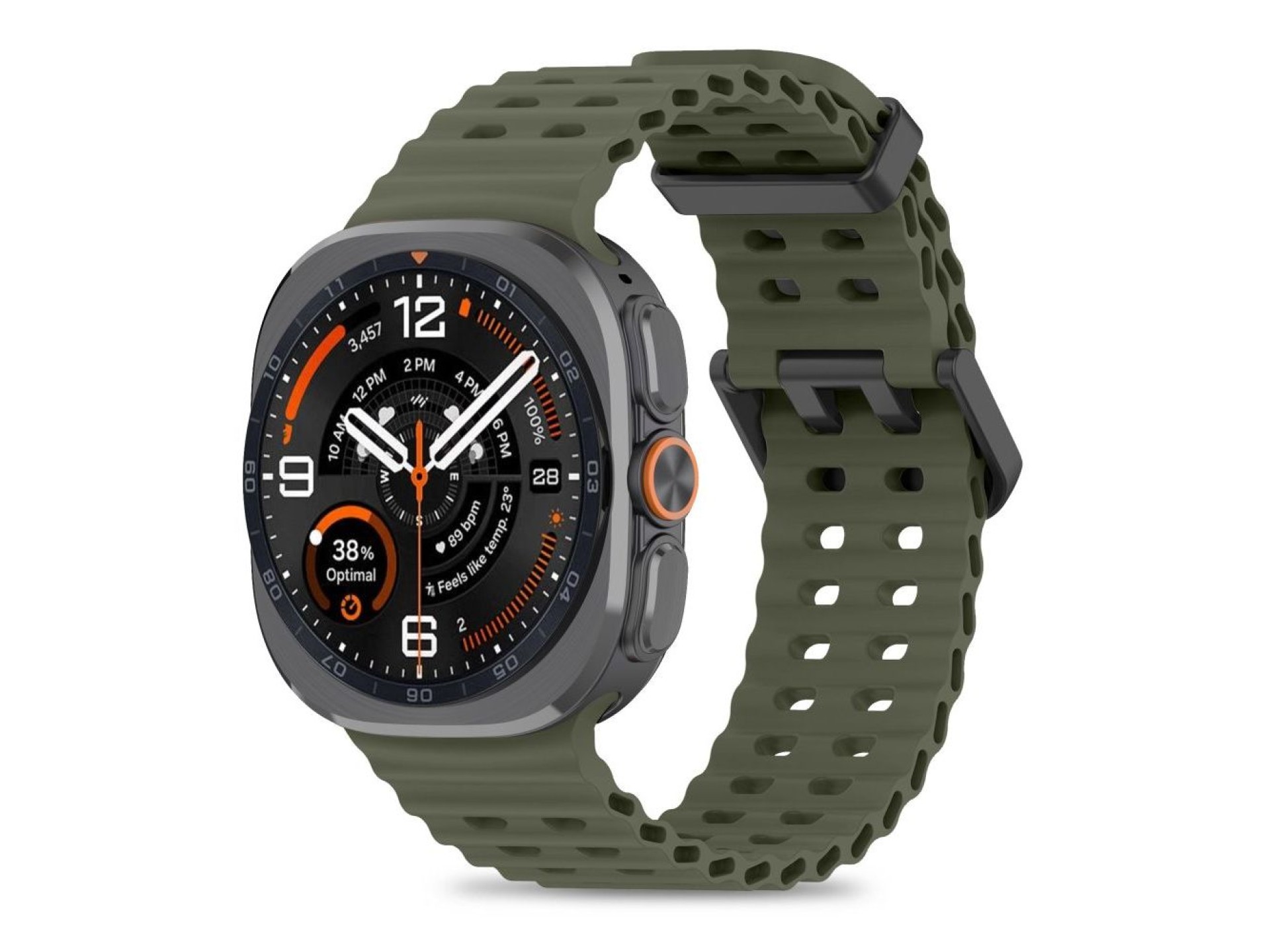 Tech-Protect Iconband Pro para Samsung Galaxy Watch Ultra 47mm - Verde Escuro