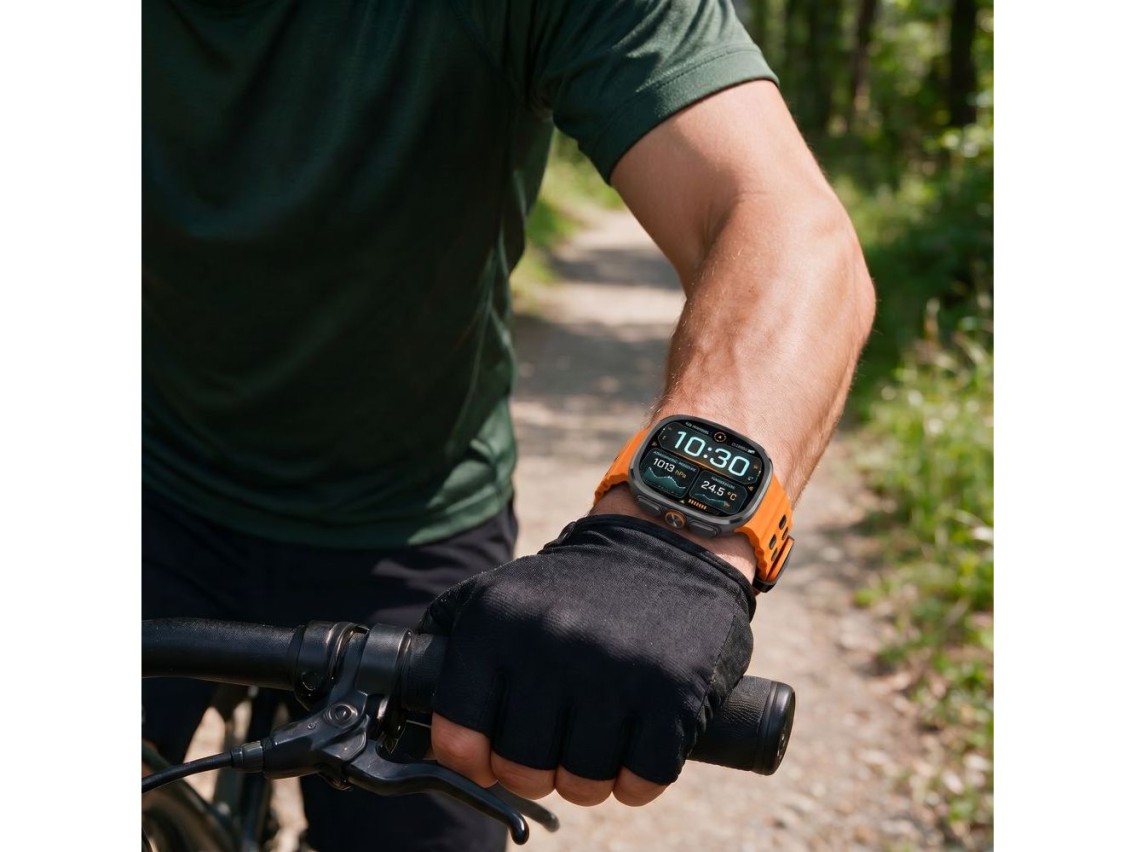 Tech-Protect Iconband Pro para Samsung Galaxy Watch Ultra 47mm - Laranja/Preto