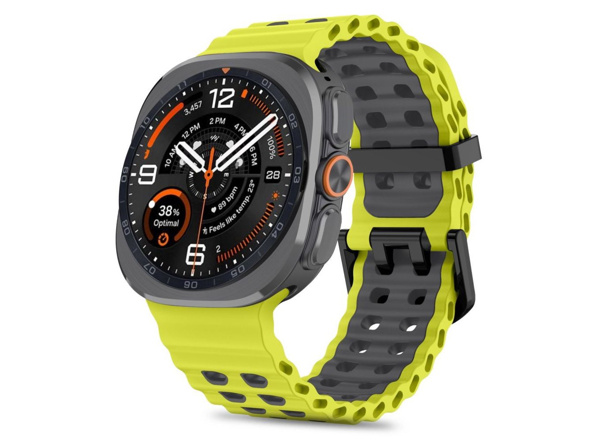 Tech-Protect Iconband Pro para Samsung Galaxy Watch Ultra 47mm - Cinza Lima