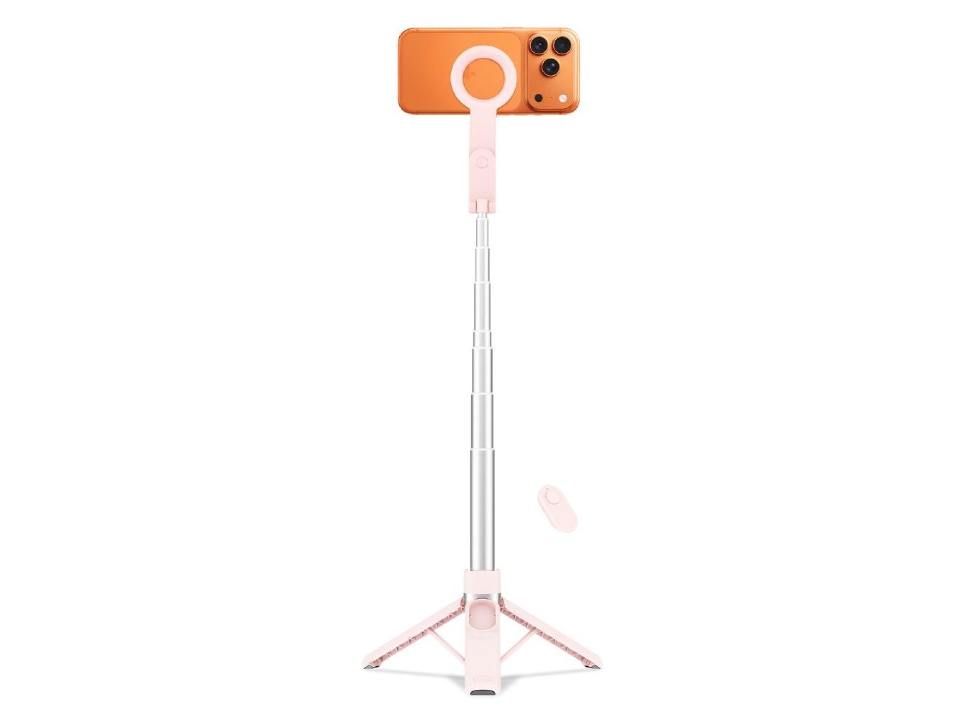 Bastão de selfie Bluetooth Tech-Protect L11S MagSafe - Rosa
