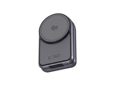 Tech-Protect A53 3in1 MagSafe 25W QI2.2 Wireless Charger - Dark Gray Tech-Protect A53 3in1 MagSafe 25W QI2.2 Wireless Charger - Dark Gray
