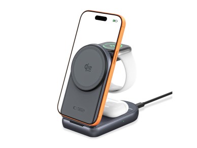 Tech-Protect A53 3in1 MagSafe 25W QI2.2 Wireless Charger - Dark Gray Tech-Protect A53 3in1 MagSafe 25W QI2.2 Wireless Charger - Dark Gray
