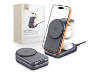 Tech-Protect A53 3in1 MagSafe 25W QI2.2 Wireless Charger - Dark Gray