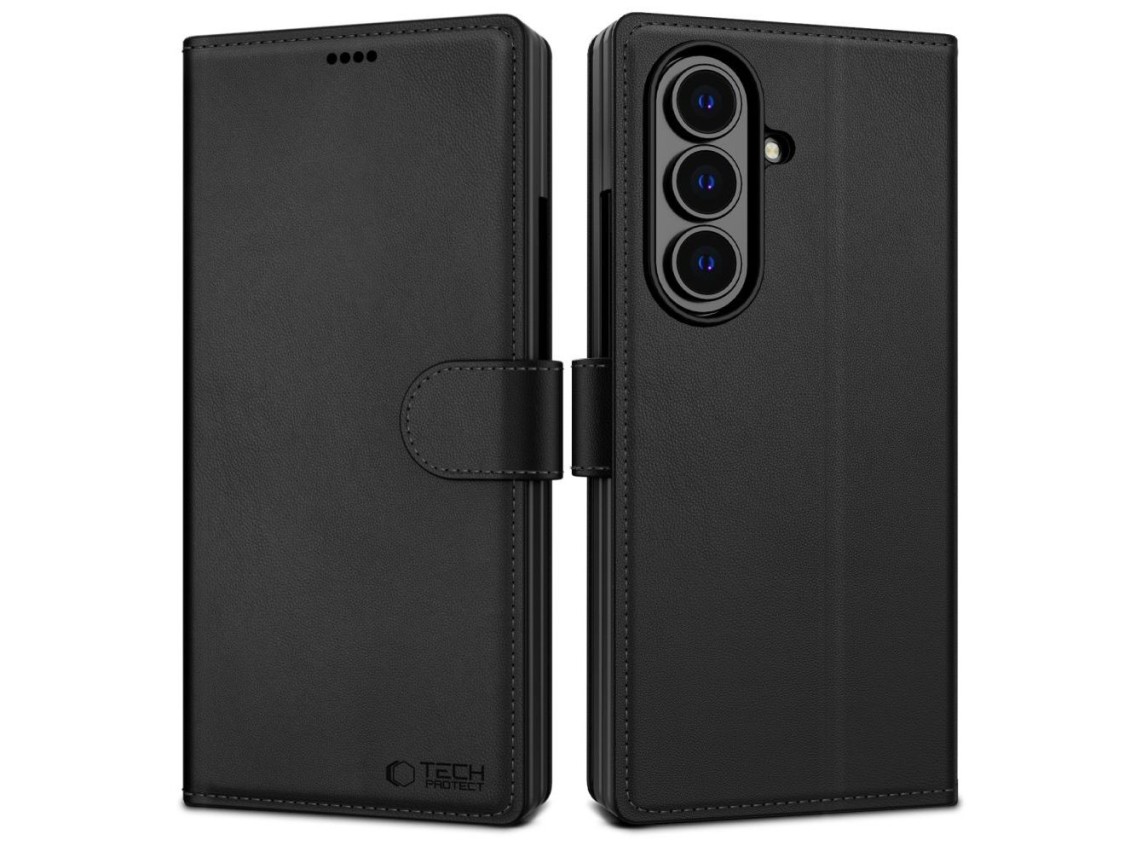 Tech-Protect Wallet Case for Samsung Galaxy Z Fold 8 Ultra - Black