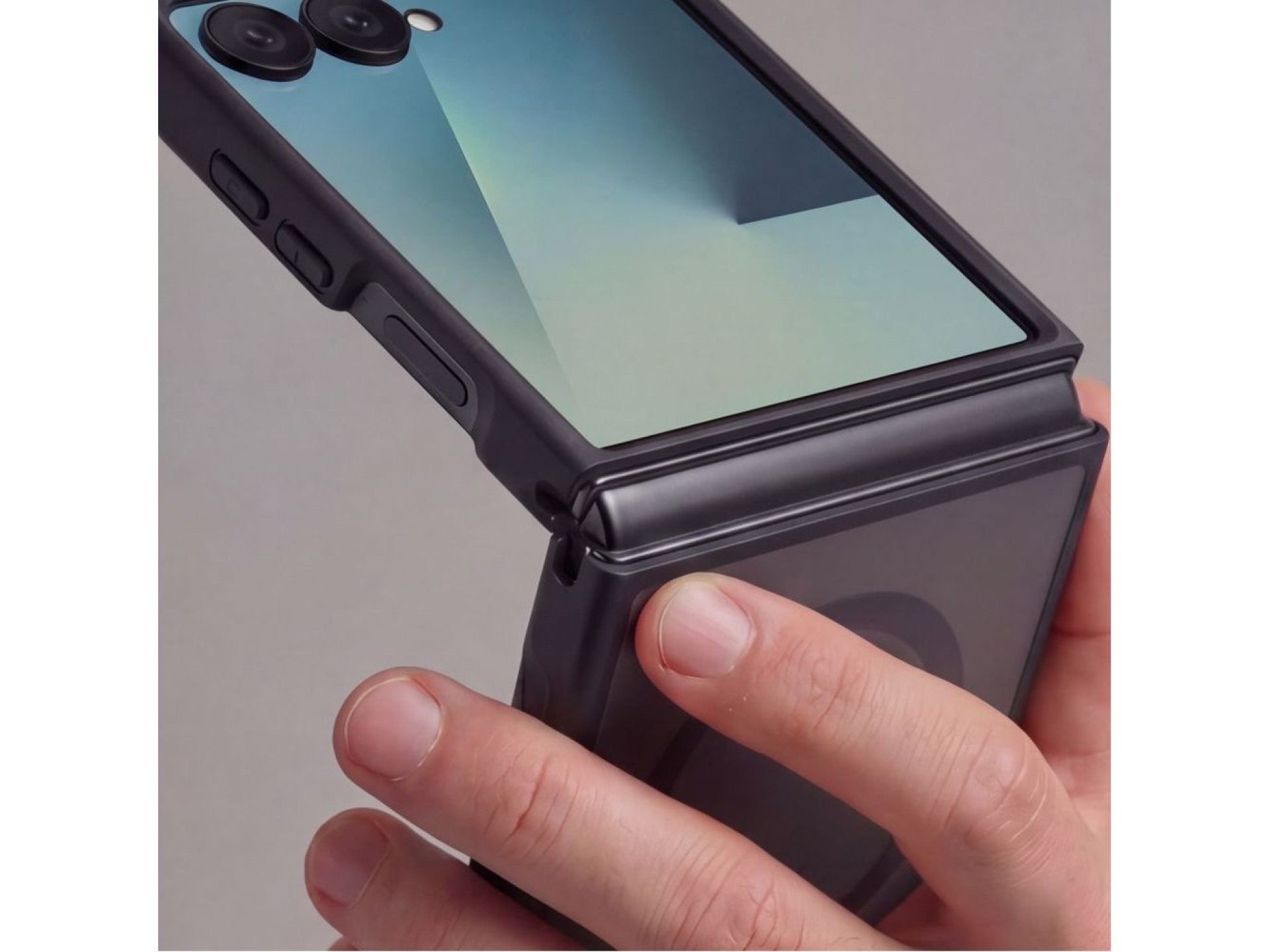 Funda Tech-Protect Magmat MagSafe para Samsung Galaxy Z Flip 8 - Negro mate