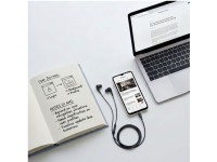 Auriculares con cable Tech-Protect Ultraboost Core G3 con conector mini - Negro