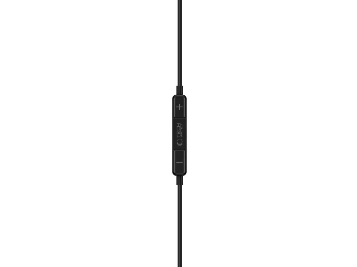 Tech-Protect Ultraboost Core G3 Mini Jack Wired Headphones - Black