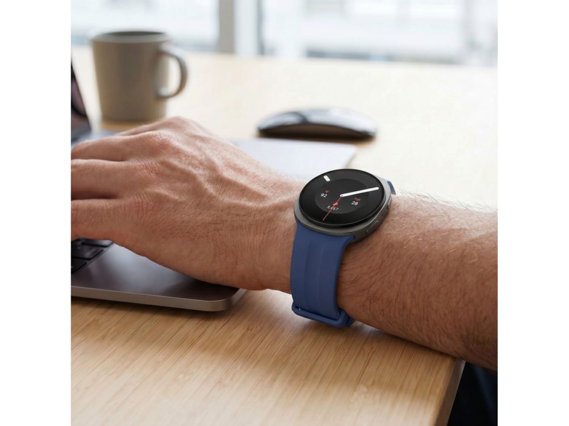Pulseira de silicone Tech-Protect Evo para Samsung Galaxy Watch 40/44/46 mm - Azul Marinho