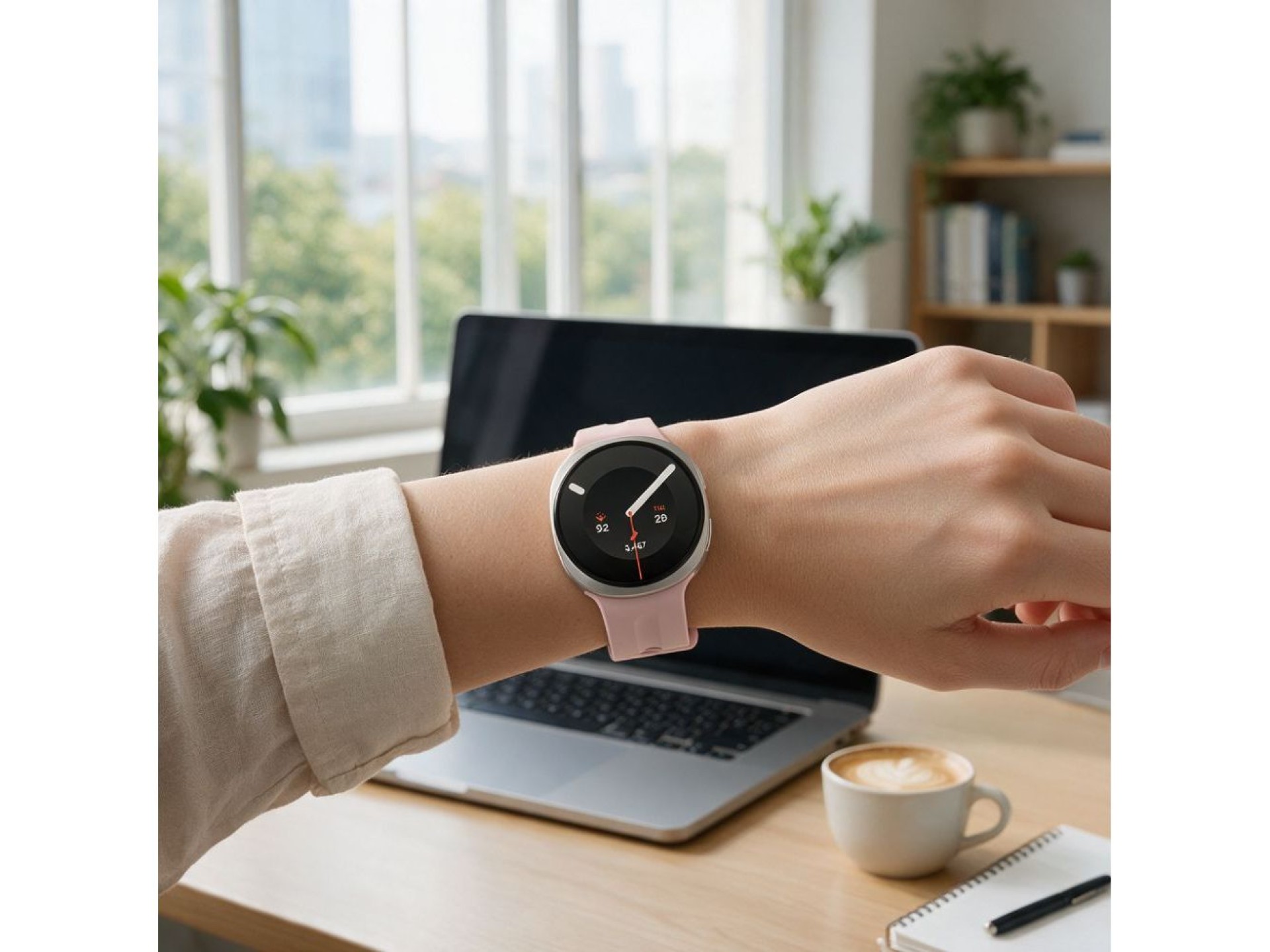 Tech-Protect Silicone Evo Strap for Samsung Galaxy Watch 40/44/46 mm - Pink