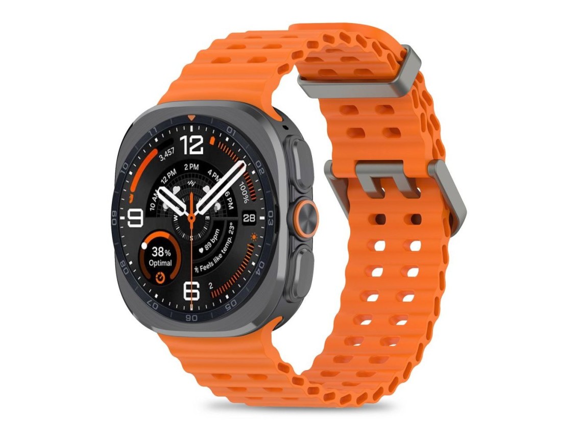 Funda Tech-Protect Iconband Pro para Samsung Galaxy Ultra de 47 mm - Naranja