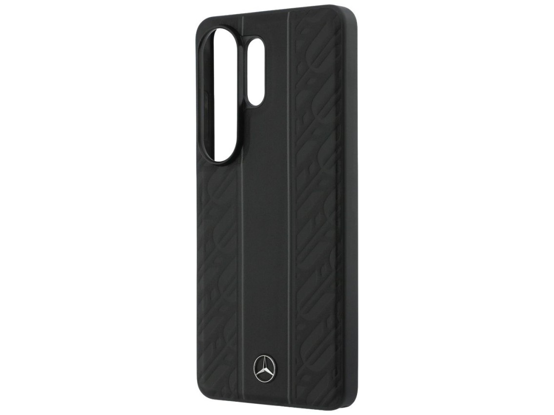Mercedes Laurel Leaves Vertical Stripes MagSafe Case for Samsung Galaxy S26 Ultra - Black