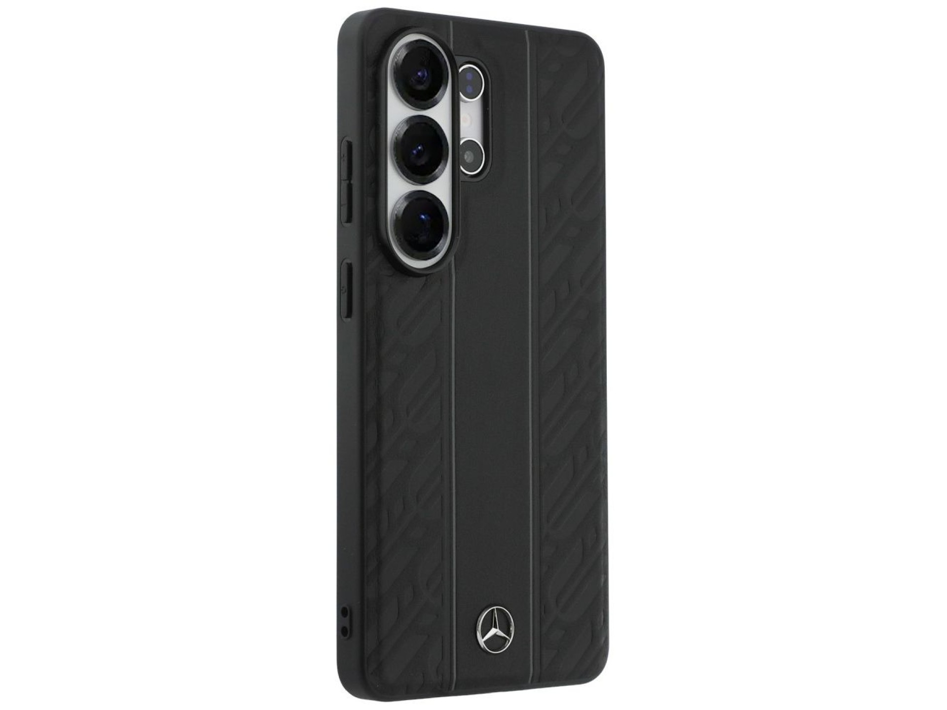 Mercedes Laurel Leaves Vertical Stripes MagSafe Case for Samsung Galaxy S26 Ultra - Black