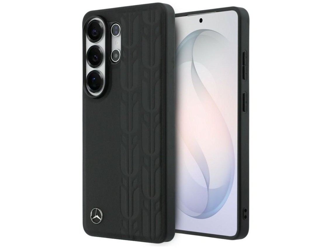 Capa MagSafe Mercedes Laurel Leaves para Samsung Galaxy S26 Ultra - Preta