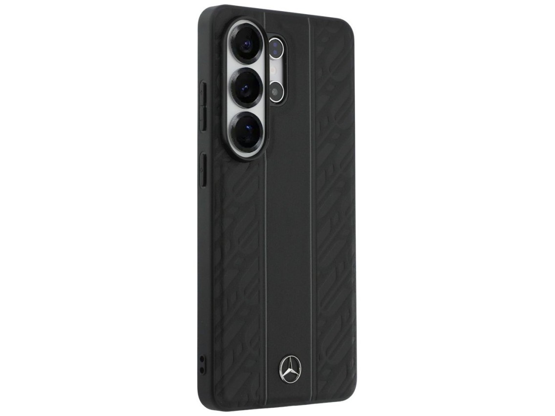 Mercedes Laurel Leaves Vertical Stripes MagSafe Case for Samsung Galaxy S26 Ultra - Black