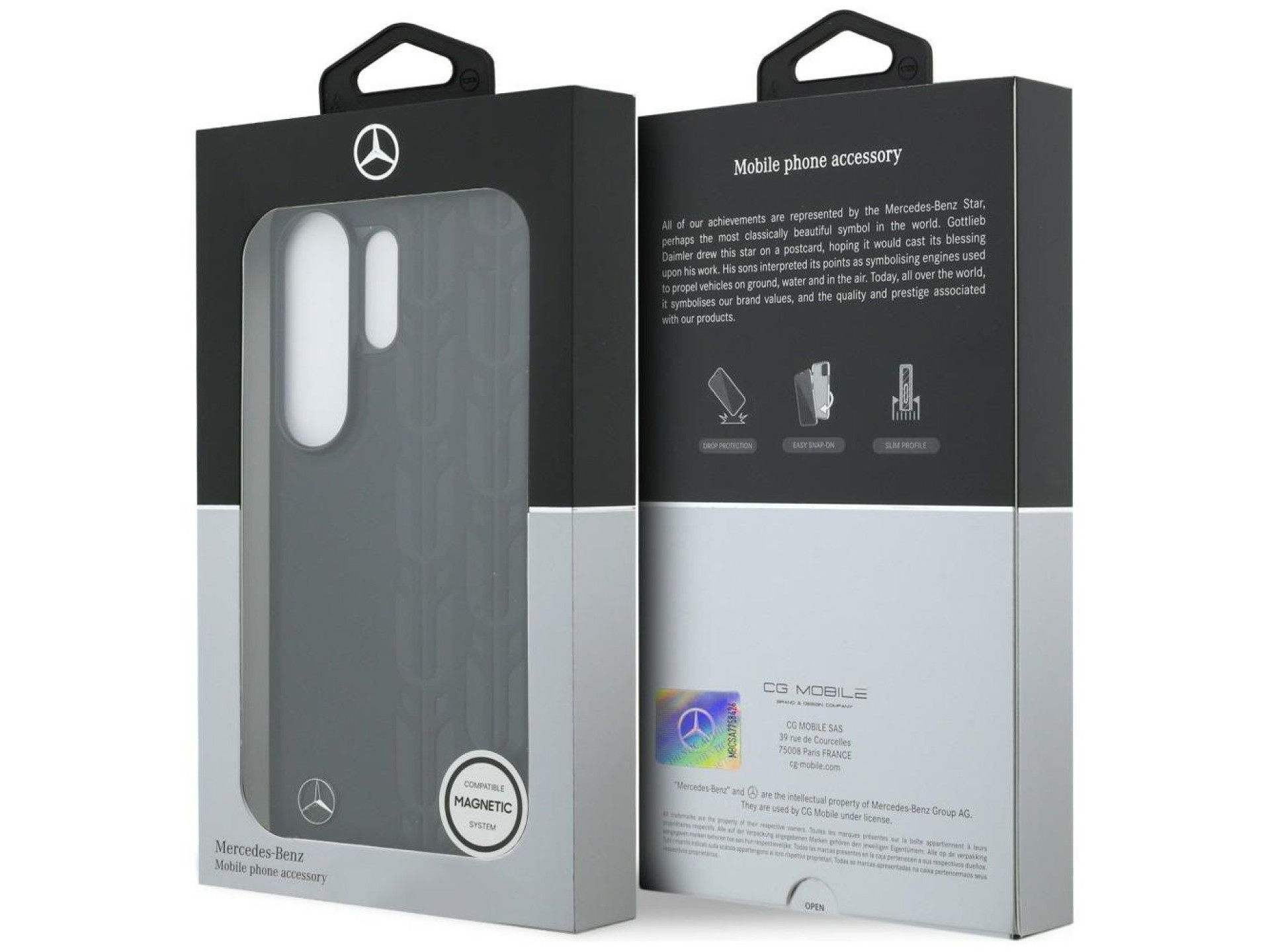 Mercedes Laurel Leaves MagSafe Case for Samsung Galaxy S26 Ultra - Black