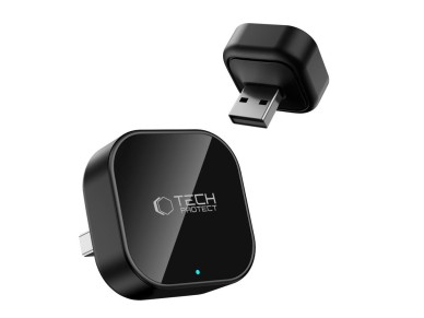 Adaptador USB Bluetooth 5.4 Tech-Protect Ultraboost CA01 com Apple CarPlay e Android Auto - preto Adaptador USB Bluetooth 5.4 Tech-Protect Ultraboost CA01 com Apple CarPlay e Android Auto - preto