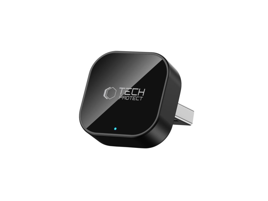 Tech-Protect Ultraboost CA01 USB Bluetooth 5.4 Apple CarPlay / Android Auto adapter - black