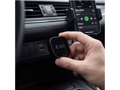 Adaptador USB Bluetooth 5.4 Tech-Protect Ultraboost CA01 com Apple CarPlay e Android Auto - preto Adaptador USB Bluetooth 5.4 Tech-Protect Ultraboost CA01 com Apple CarPlay e Android Auto - preto