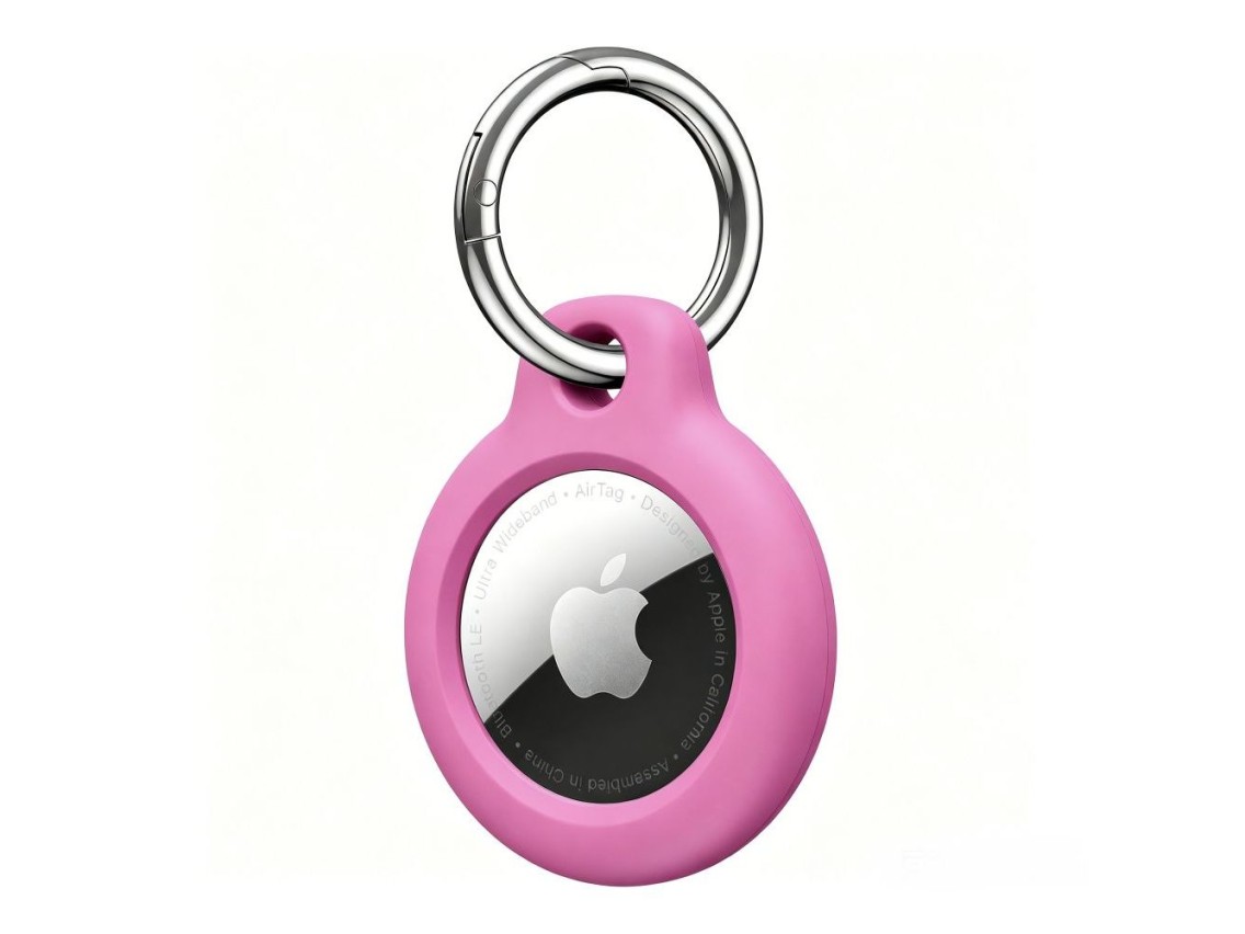 Funda protectora resistente Tech-Protect para Apple AirTag 1/2 - Rosa