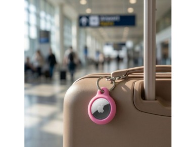 Capa protetora resistente Tech-Protect para Apple AirTag 1/2 - Rosa Capa protetora resistente Tech-Protect para Apple AirTag 1/2 - Rosa