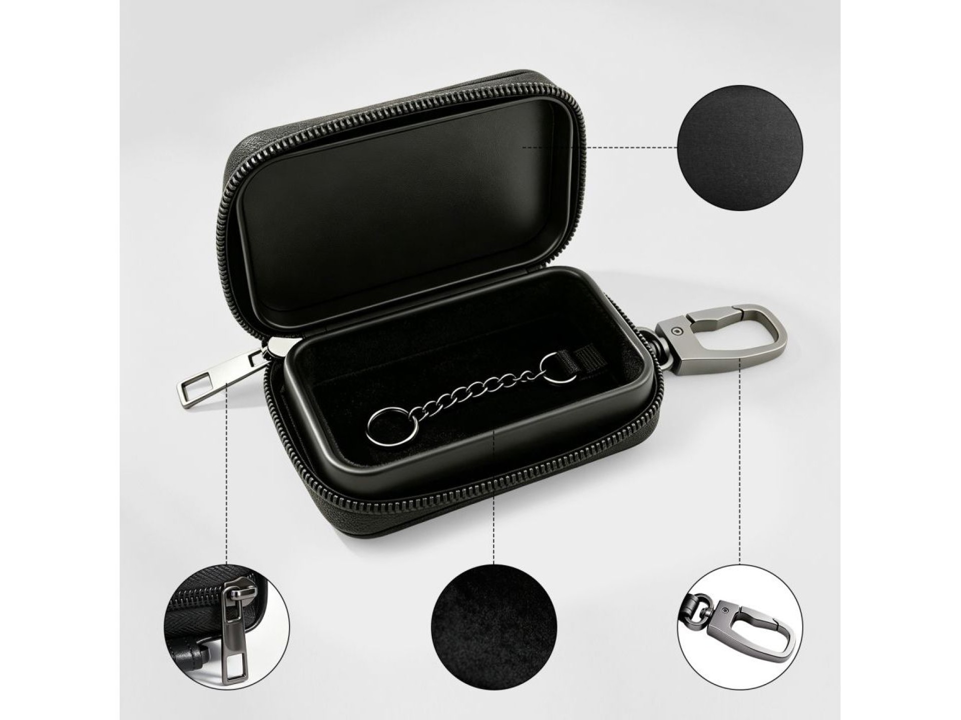 Tech-Protect KLR300 Anti-Theft Car Key Case - Black