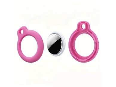 Capa protetora resistente Tech-Protect para Apple AirTag 1/2 - Rosa Capa protetora resistente Tech-Protect para Apple AirTag 1/2 - Rosa