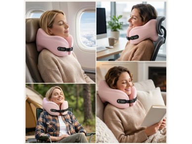 Travesseiro de viagem Tech-Protect ComfortRest - Rosa