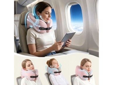 Travesseiro de viagem Tech-Protect ComfortRest - Rosa