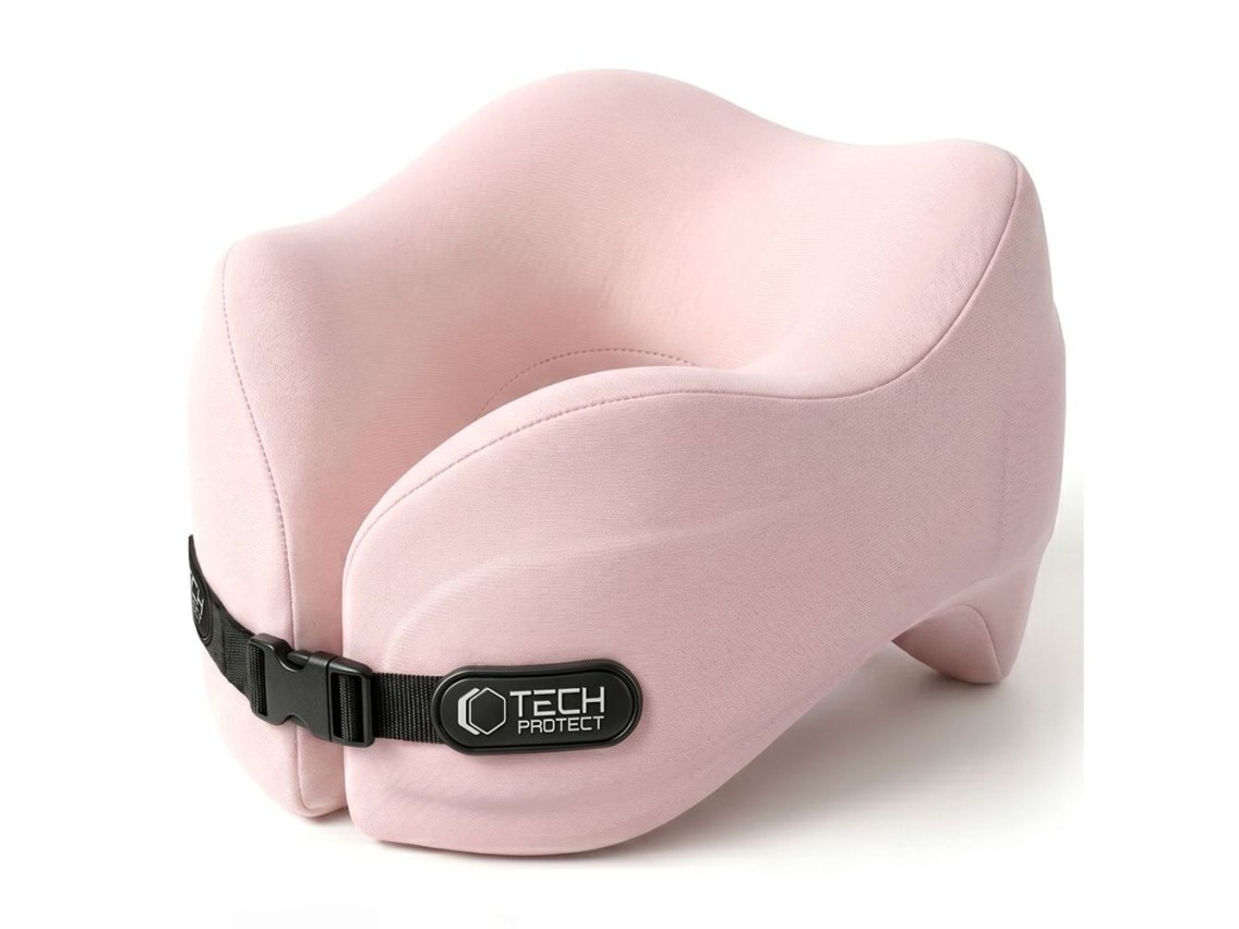 Almohada de viaje Tech-Protect ComfortRest - Rosa