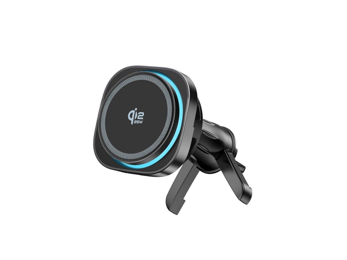 Suporte veicular Tech-Protect V20 MagSafe para para-brisa/sa�da de ar/painel, 25 W QI2.2 - Preto