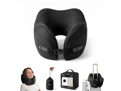Travesseiro de viagem Tech-Protect ComfortRest - Preto Travesseiro de viagem Tech-Protect ComfortRest - Preto