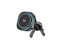 Tech-Protect V20 MagSafe Car Holder for Windshield/Air Vent/Dashboard 25W QI2.2 - Black Tech-Protect V20 MagSafe Car Holder for Windshield/Air Vent/Dashboard 25W QI2.2 - Black