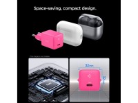 Spigen Essential EE301EU 1-Port 30W Wall Charger - Pink Spigen Essential EE301EU 1-Port 30W Wall Charger - Pink