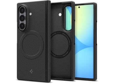 Capa Spigen AirSkin Aramid MagFit MagSafe para Samsung Galaxy Z Fold 8 Ultra - Preta Capa Spigen AirSkin Aramid MagFit MagSafe para Samsung Galaxy Z Fold 8 Ultra - Preta