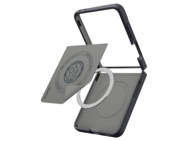 Spigen Nano Pop MagSafe Case for Samsung Galaxy Z Flip 8 - Black and Gray Spigen Nano Pop MagSafe Case for Samsung Galaxy Z Flip 8 - Black and Gray