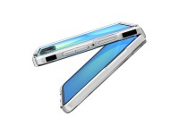 Capa Spigen AirSkin MagFit para Samsung Galaxy Z Flip 8 - Transparente e Branca Capa Spigen AirSkin MagFit para Samsung Galaxy Z Flip 8 - Transparente e Branca