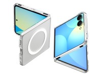Funda Spigen AirSkin MagFit para Samsung Galaxy Z Flip 8 - Transparente y blanca Funda Spigen AirSkin MagFit para Samsung Galaxy Z Flip 8 - Transparente y blanca