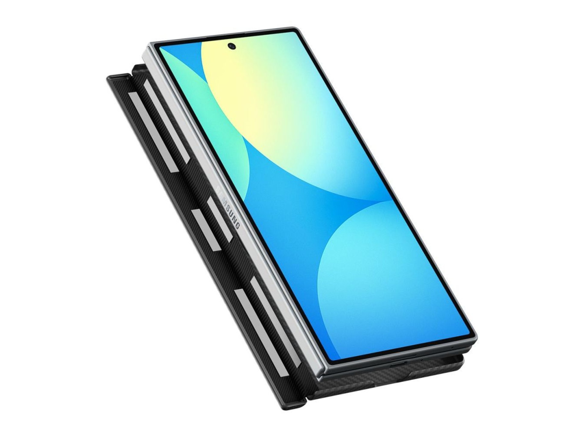 Capa Spigen AirSkin Aramid MagFit MagSafe para Samsung Galaxy Z Fold 8 Ultra - Preta