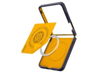 Spigen Nano Pop MagSafe Case for Samsung Galaxy Z Flip 8 - Navy Blue and Yellow
