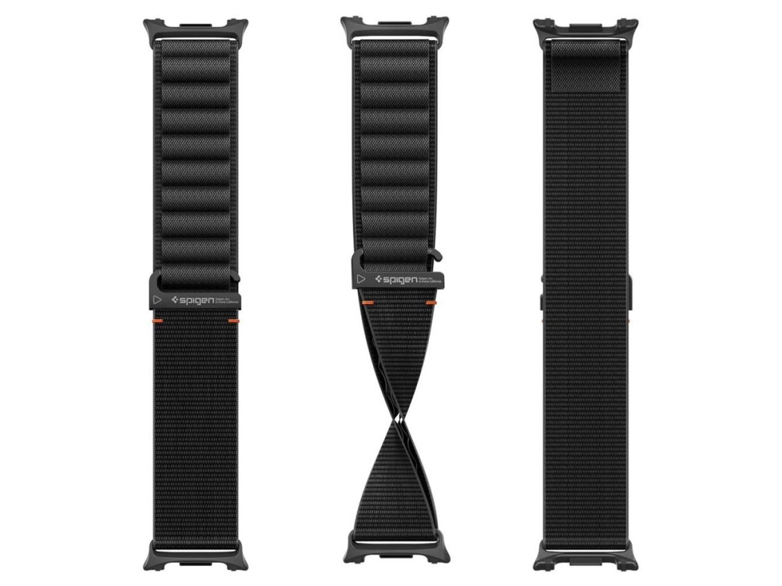 Pulseira Spigen WBF1 para Samsung Galaxy Watch 40/44/46 mm - Preta
