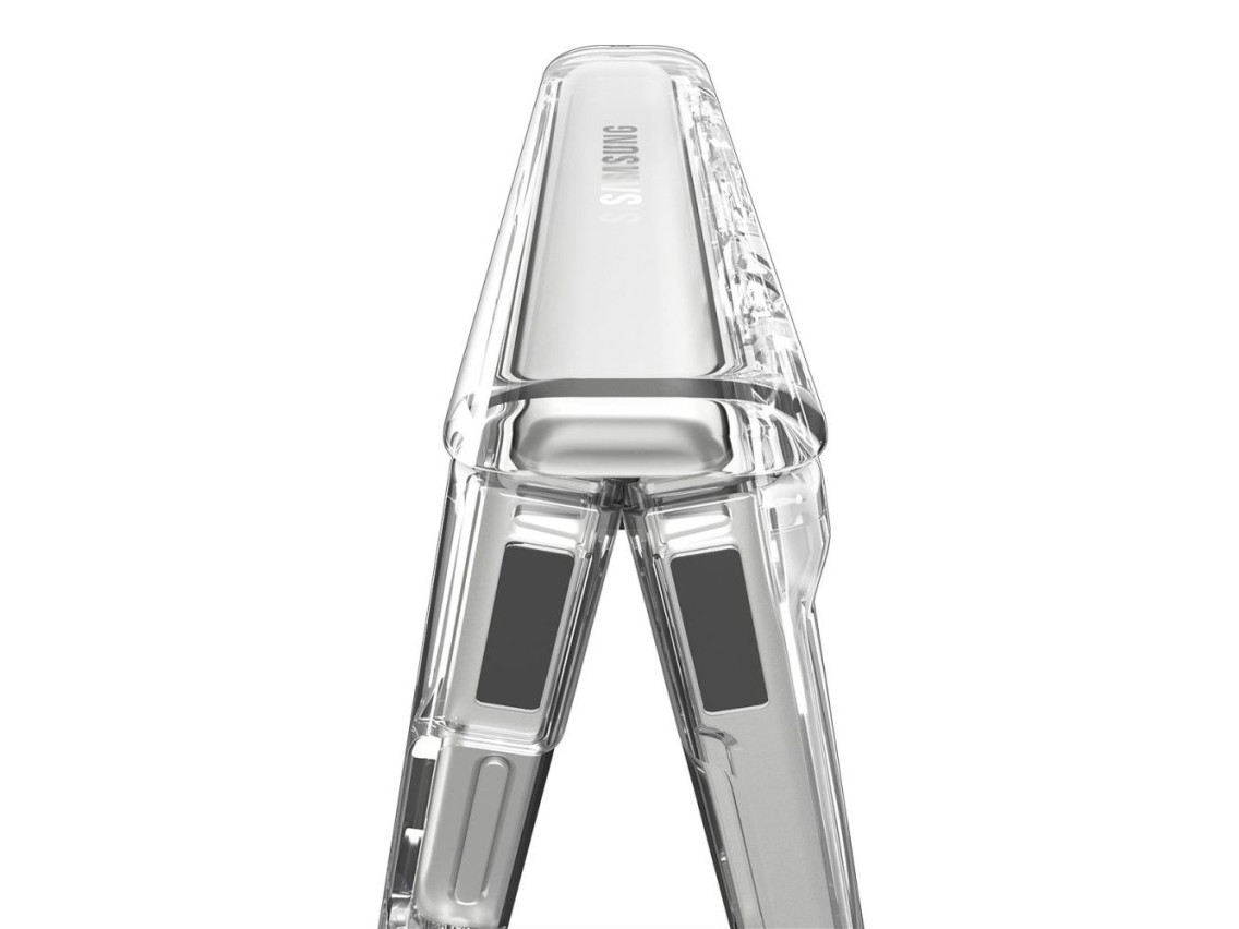 Spigen Ultra Hybrid Pro MagSafe Case for Samsung Galaxy Z Flip 8 - Clear and White