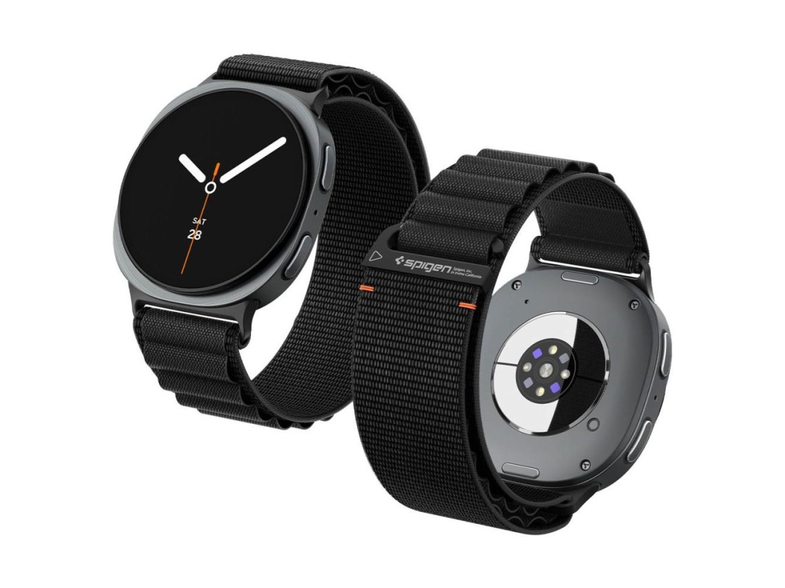 Pulseira Spigen WBF1 para Samsung Galaxy Watch 40/44/46 mm - Preta