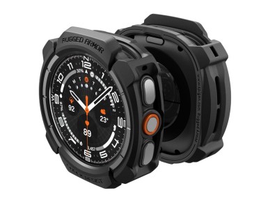 Spigen Rugged Armor Case for Samsung Galaxy Watch Ultra 47mm - Matte Black