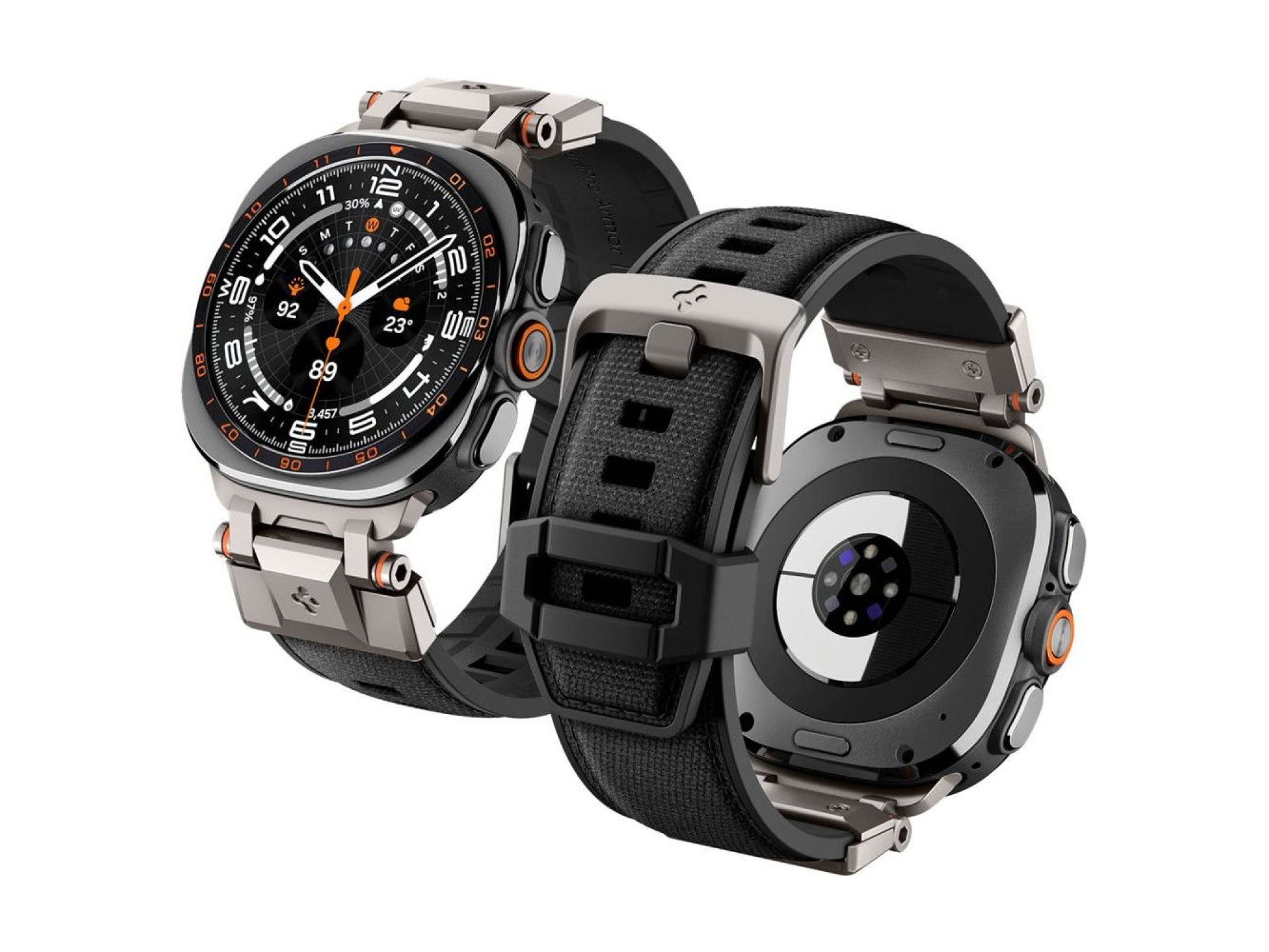 Correa Spigen DuraPro Armor para Samsung Galaxy Watch Ultra de 47 mm - Negra