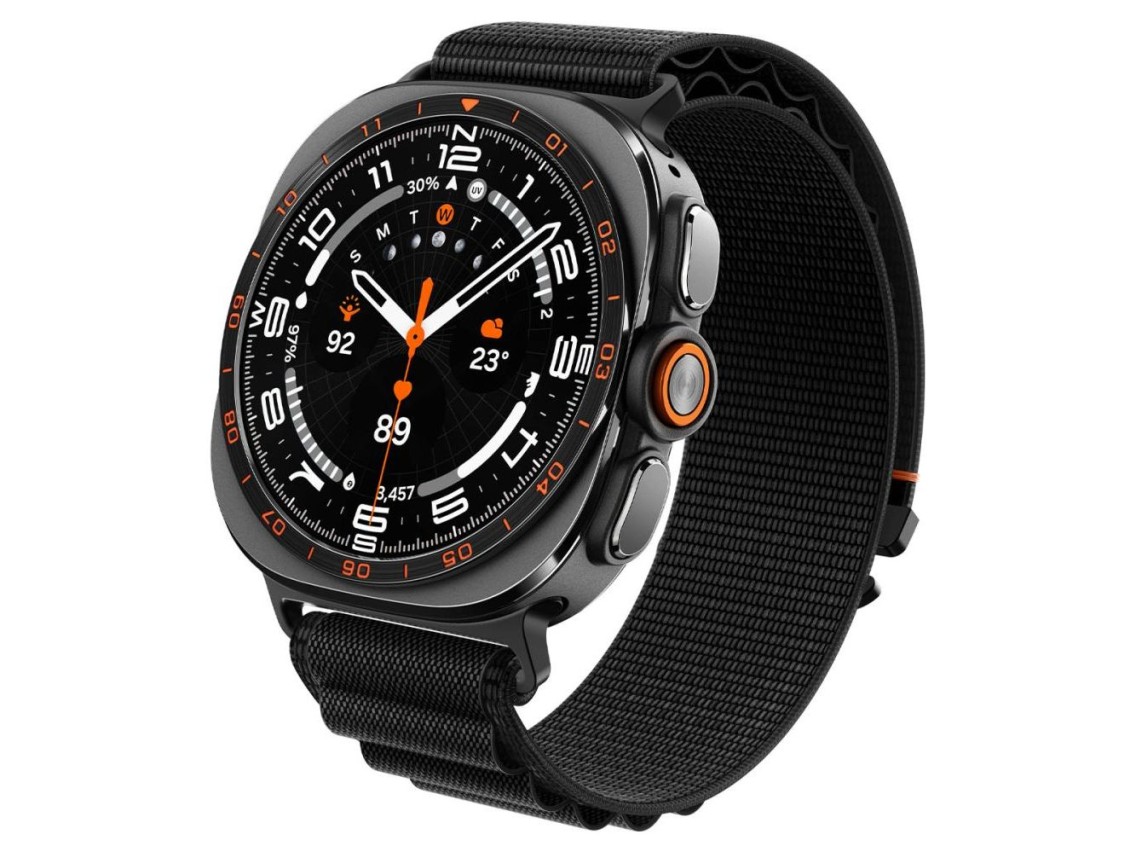 Pulseira Spigen WBF1 para Samsung Galaxy Watch Ultra 47mm - Preta