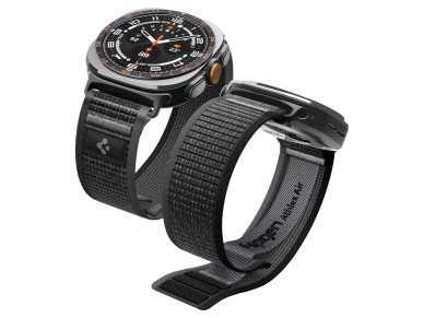 Correa Spigen Athlex Air para Samsung Galaxy Watch Ultra de 47 mm - Negro y gris Correa Spigen Athlex Air para Samsung Galaxy Watch Ultra de 47 mm - Negro y gris